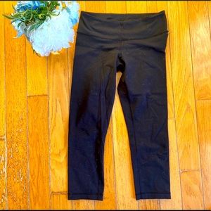 Lululemon 🍋 black crop leggings